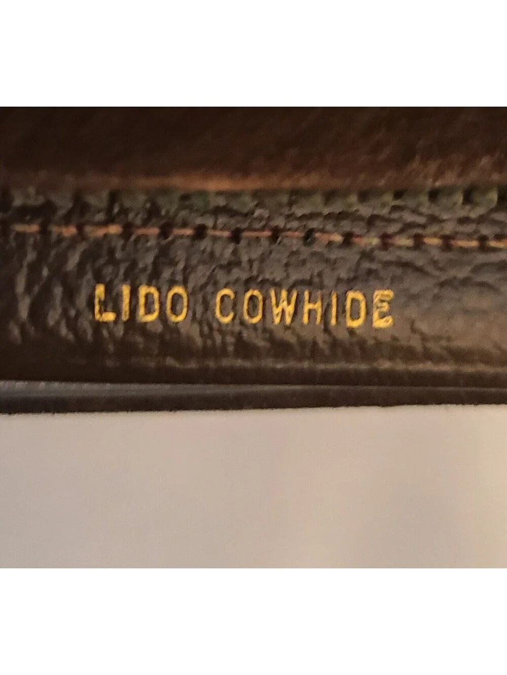 Vtg Lord Buxton Convertible Cowhide Leather Brown Wallet Key & Photo Insert EUC